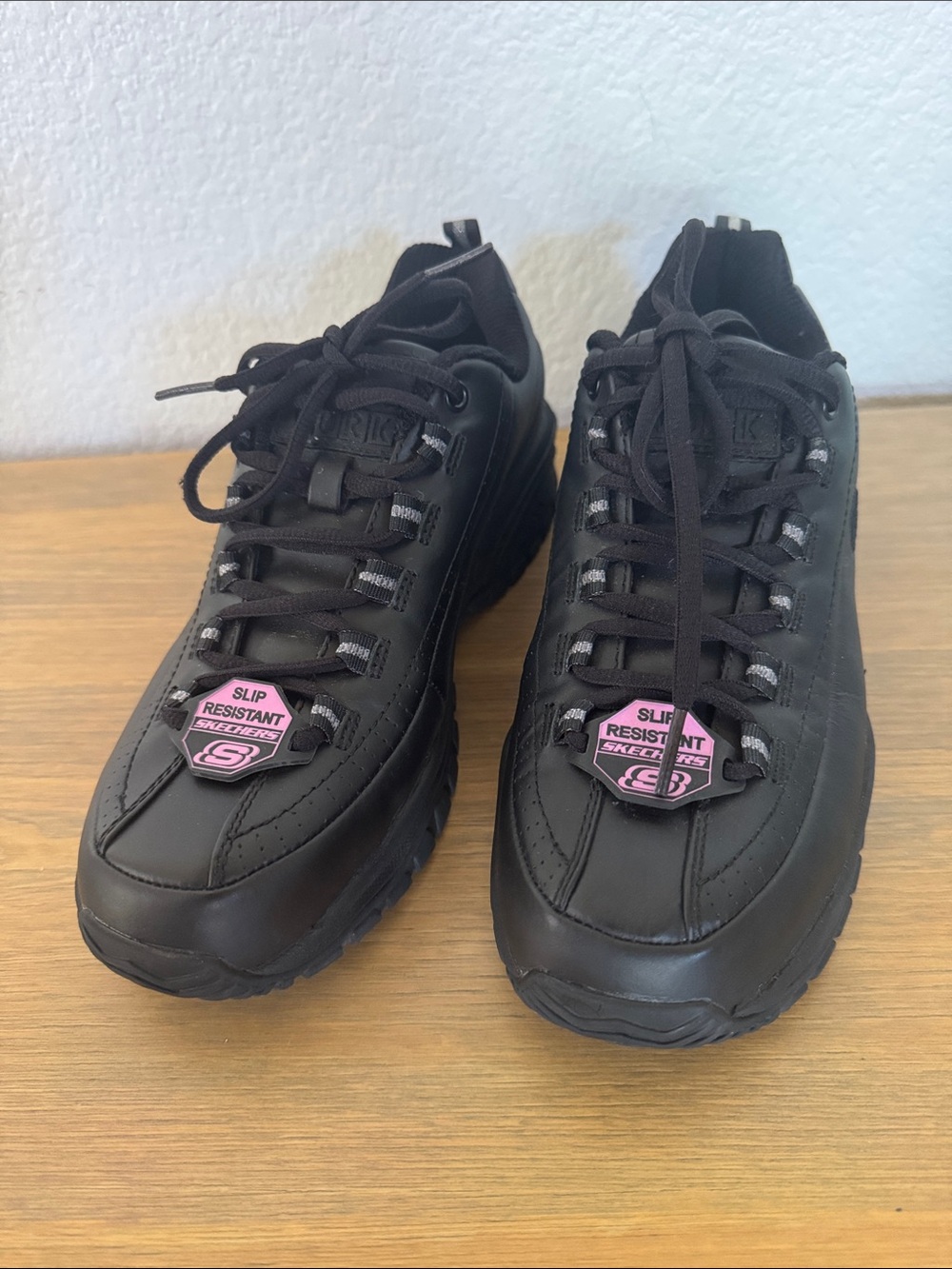 Skechers Women’s Black Work Sneakers Slip-Resistant